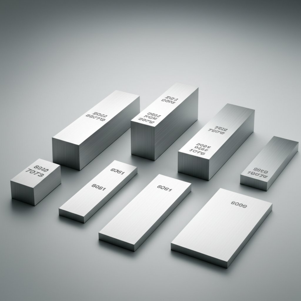 different aluminum alloy forms illustrating alloy variety
