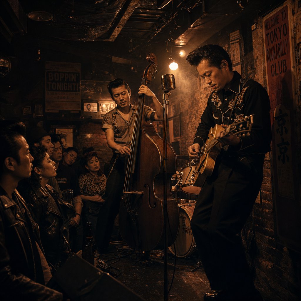 inside a tokyo live house where japanese rockabilly bands built their following one sweaty show at a time