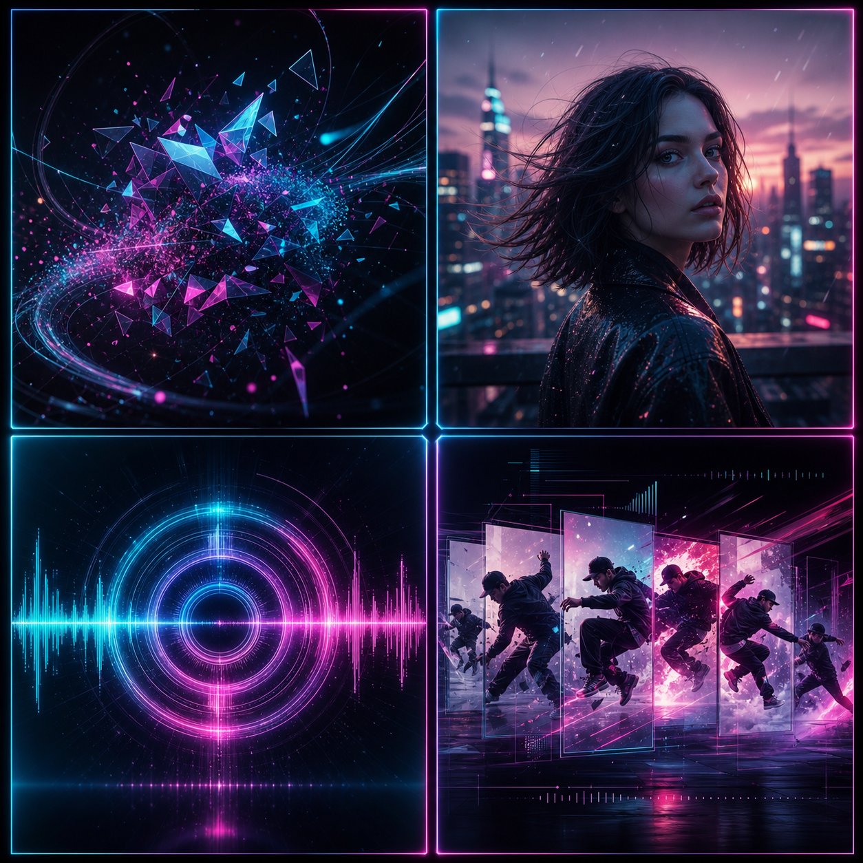 four ai video generation methods compared side by side