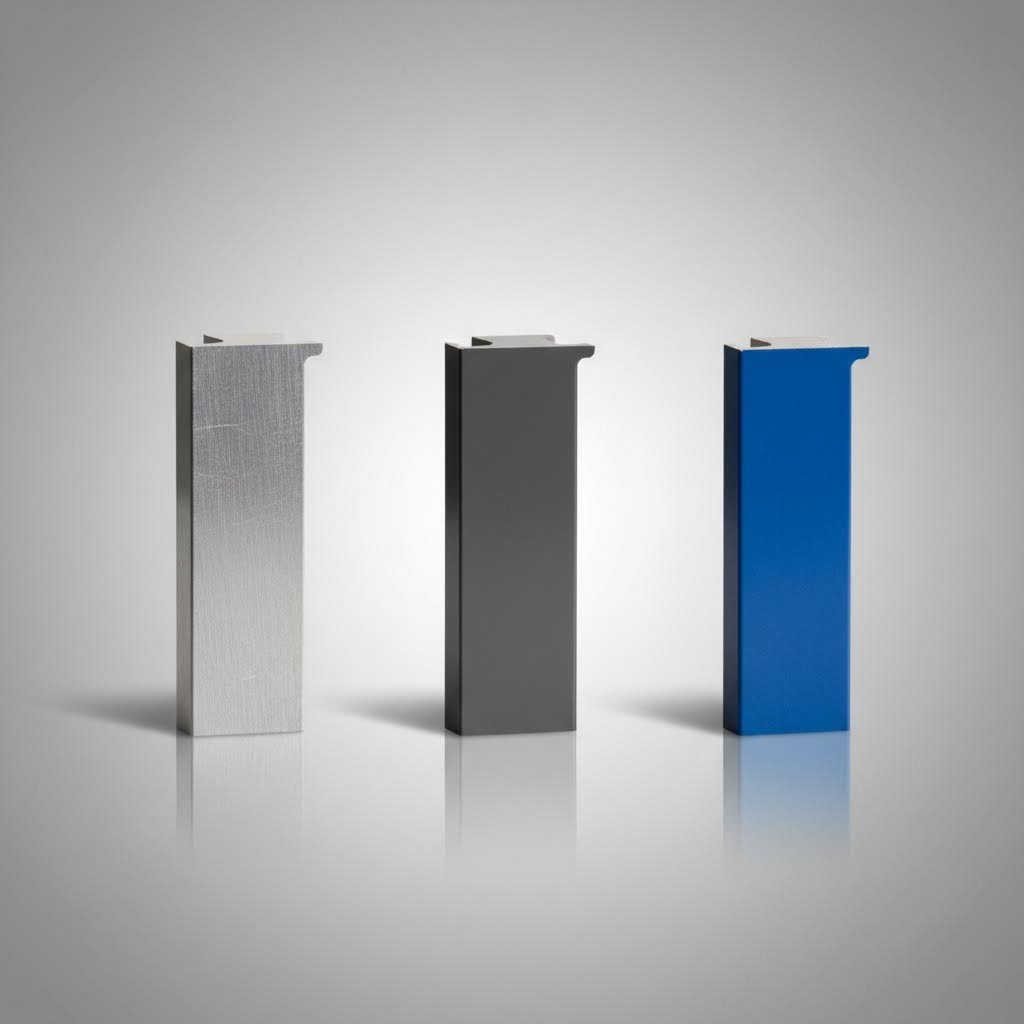 comparison of mill finish anodized and powder coated aluminum surface treatments