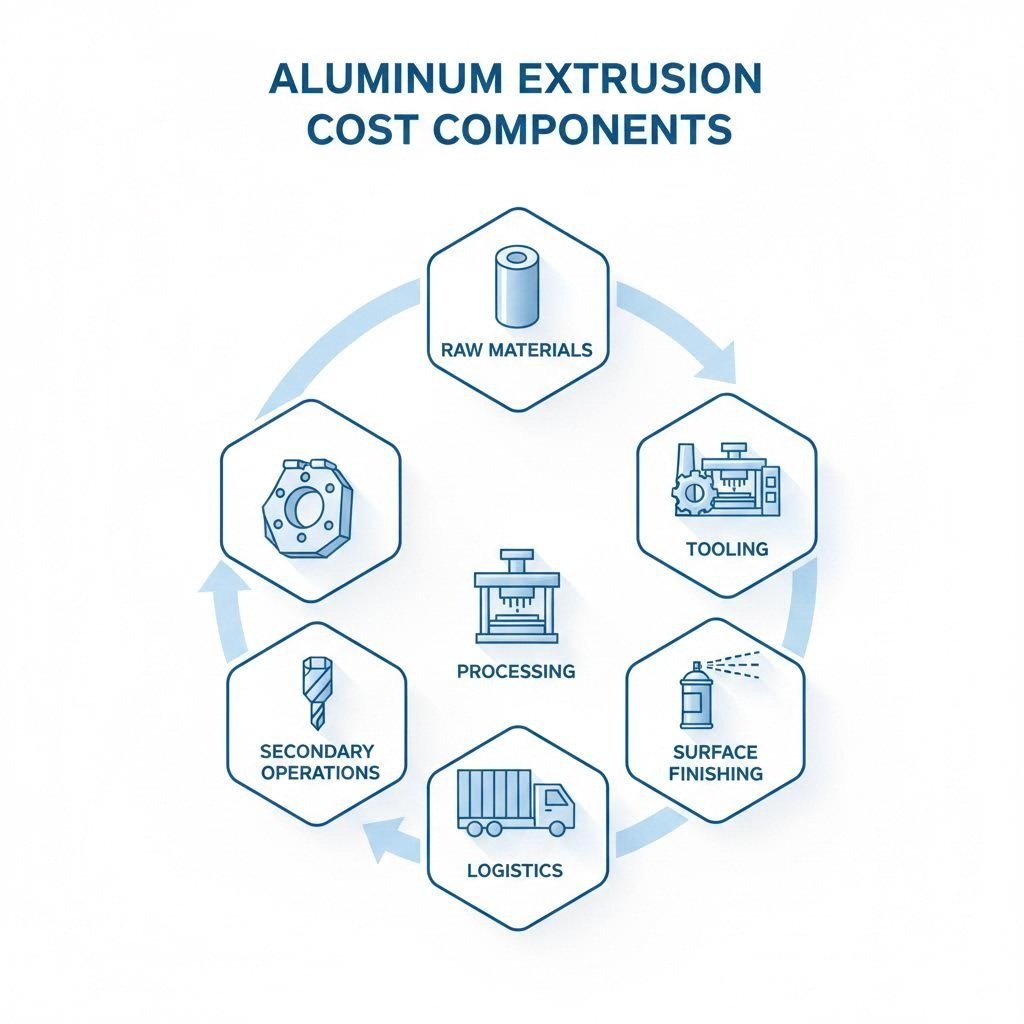 six core cost components that make up every custom aluminum extrusion quote