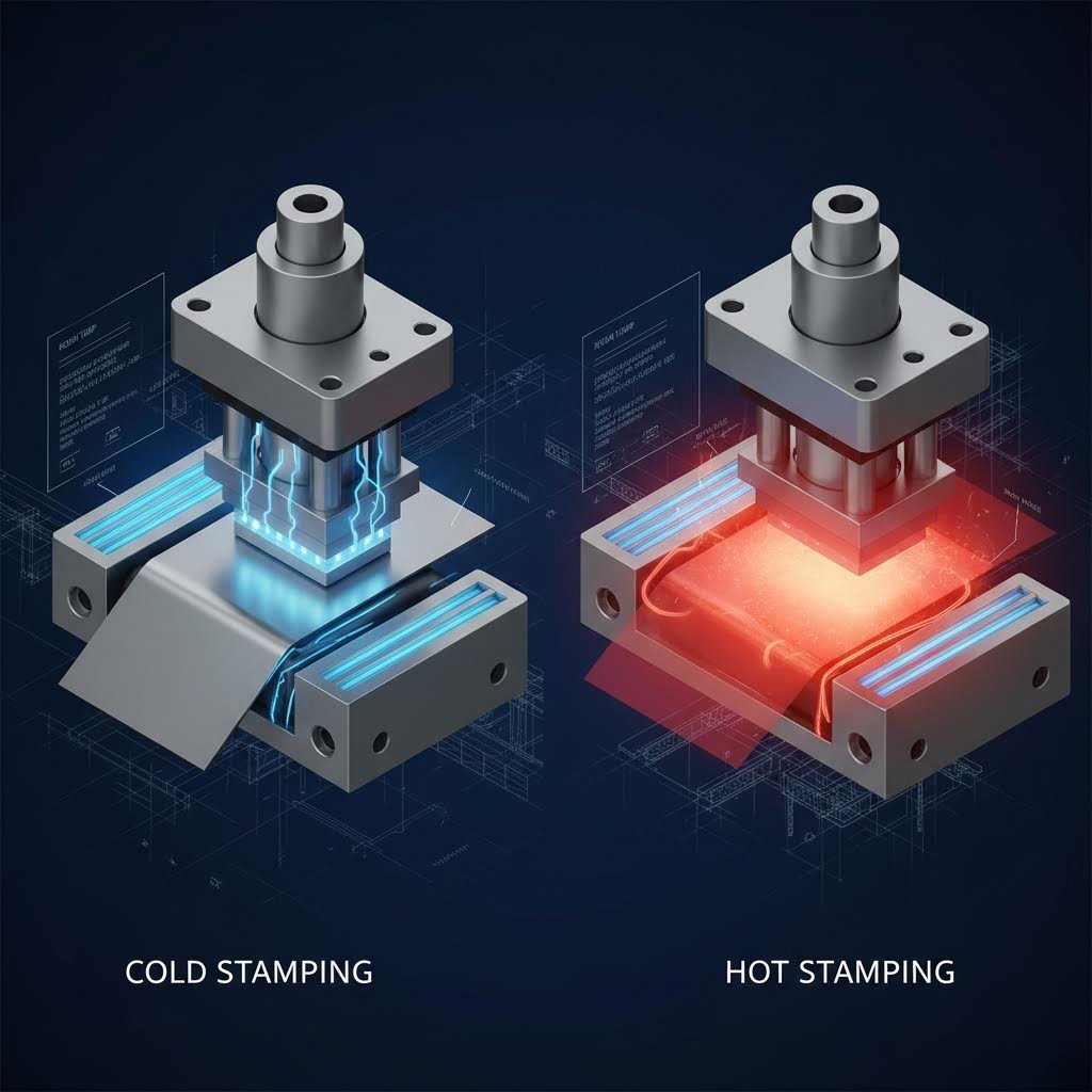 Technical comparison between Cold Stamping and Hot Stamping processes for chassis parts