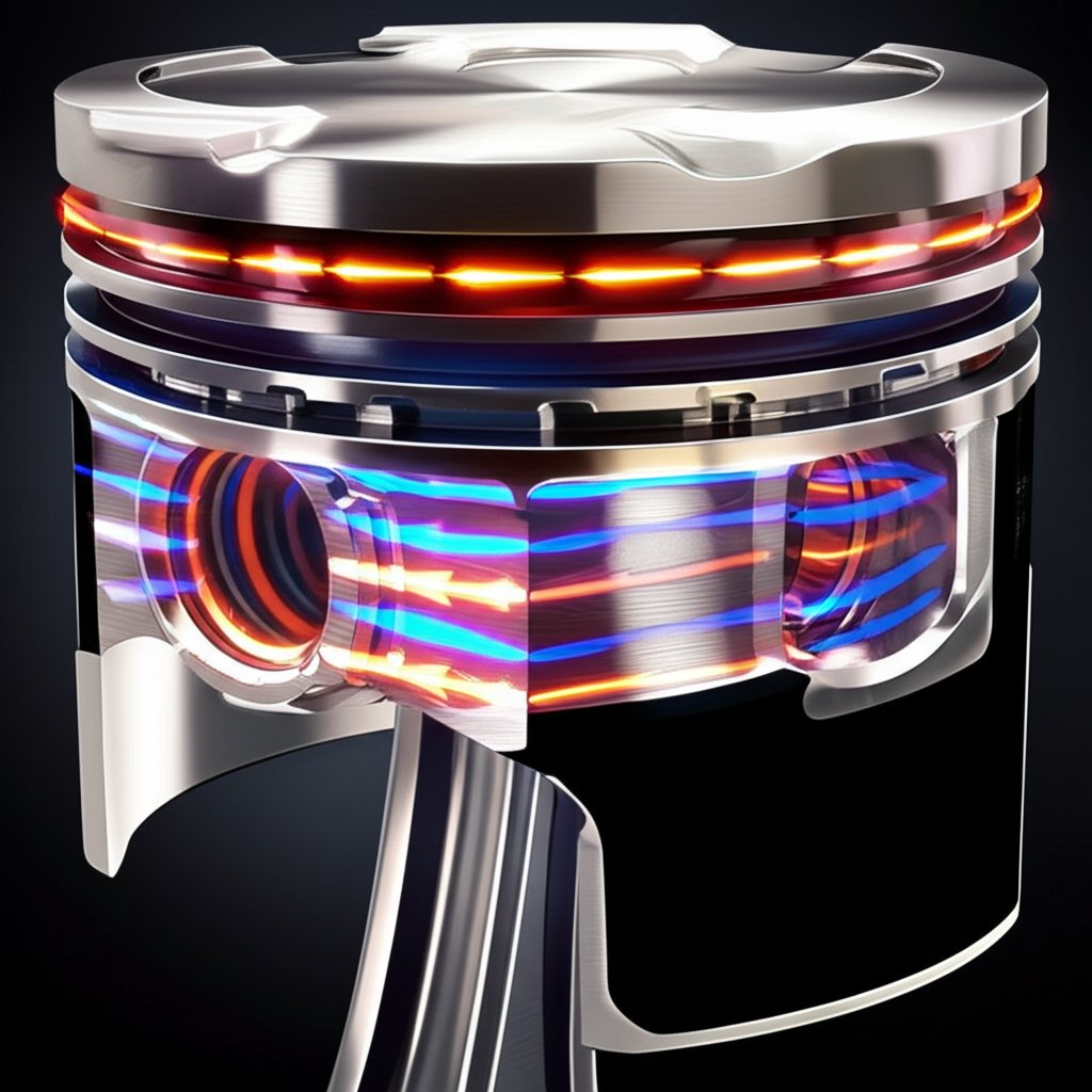 图示7075 T6高性能部件的应力和热分布