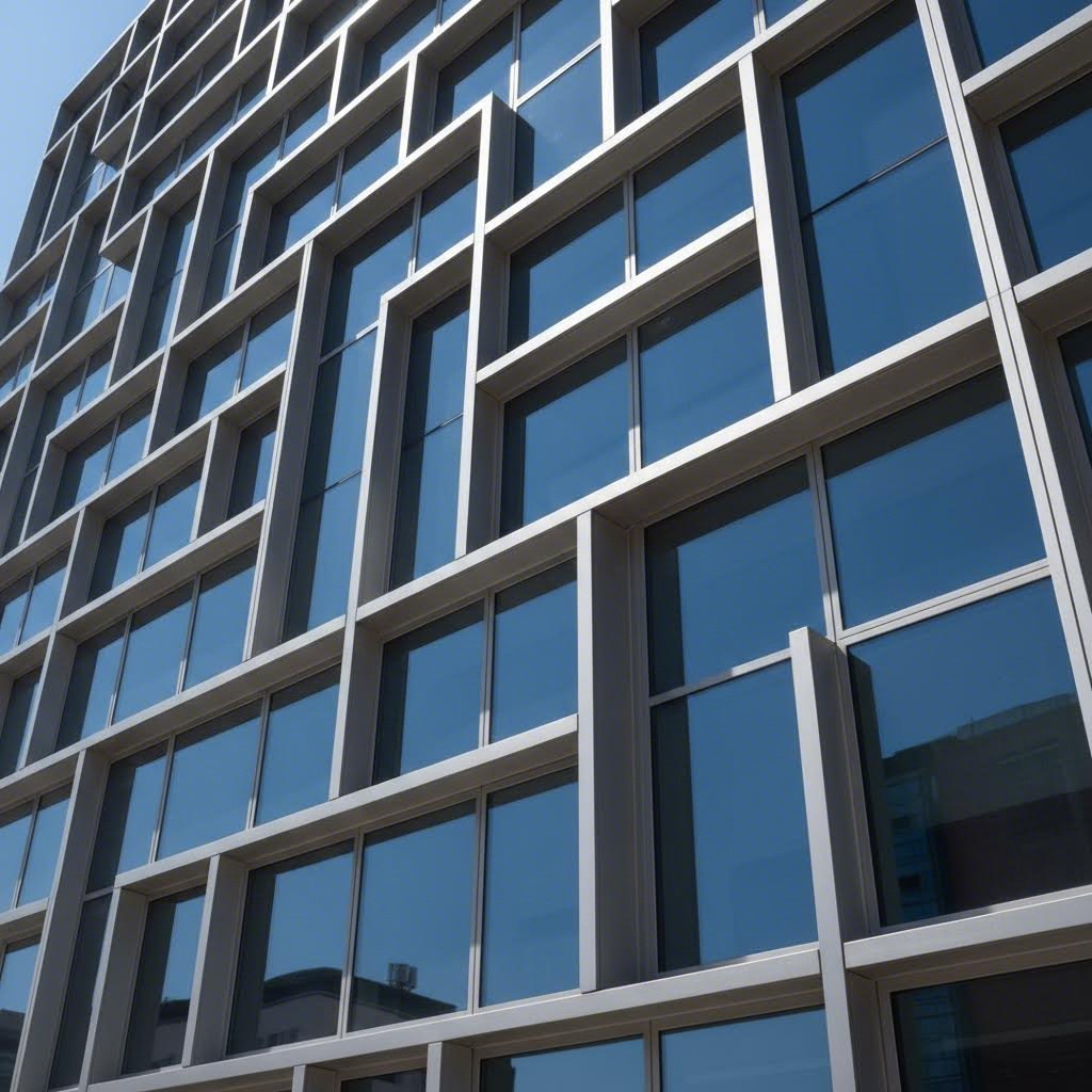 aluminum h channel profiles in architectural curtain wall applications