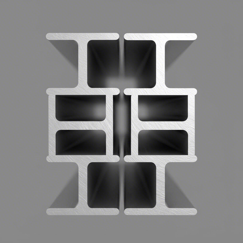 h shaped aluminum extrusion profiles showcasing the distinctive cross sectional geometry