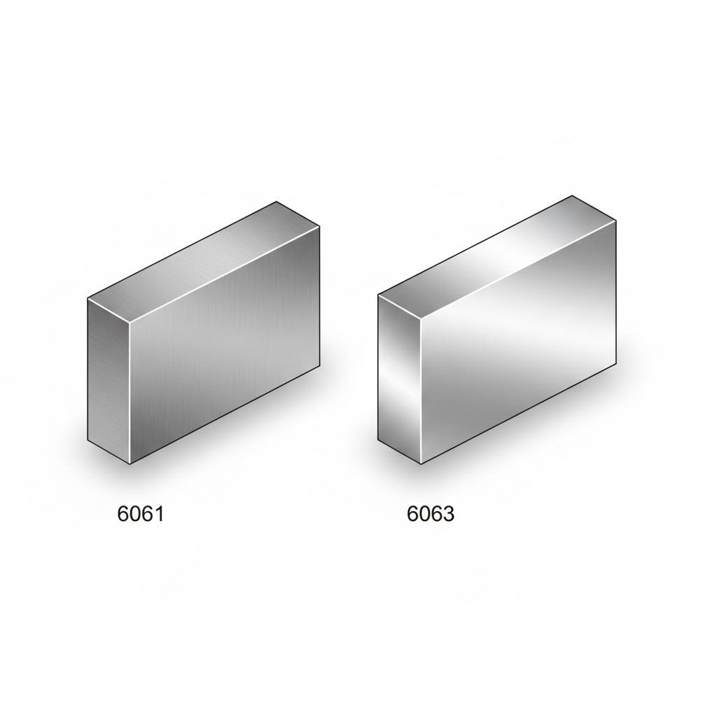 surface finish comparison between 6061 and 6063 aluminum alloys