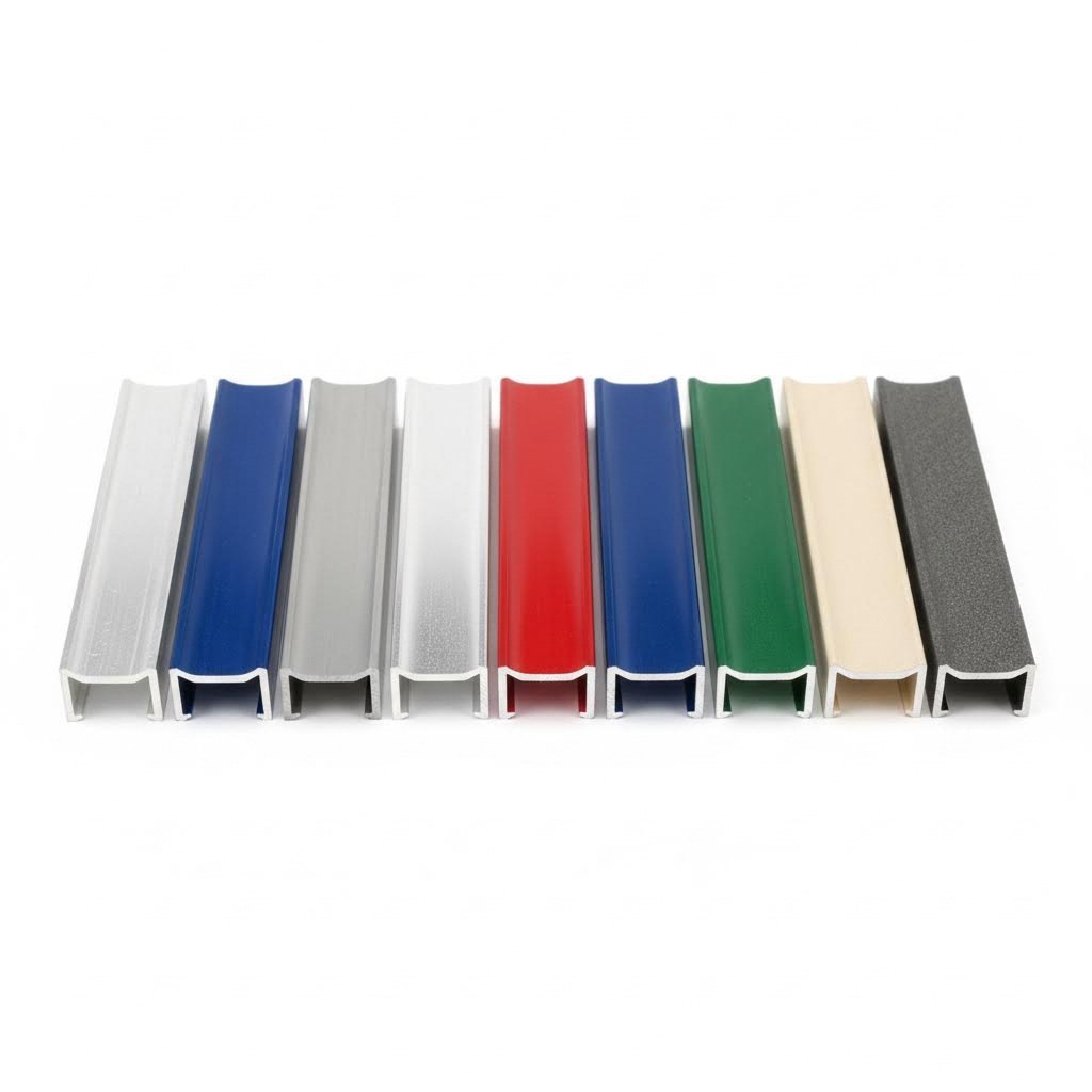 various surface treatment options available for aluminum extrusions