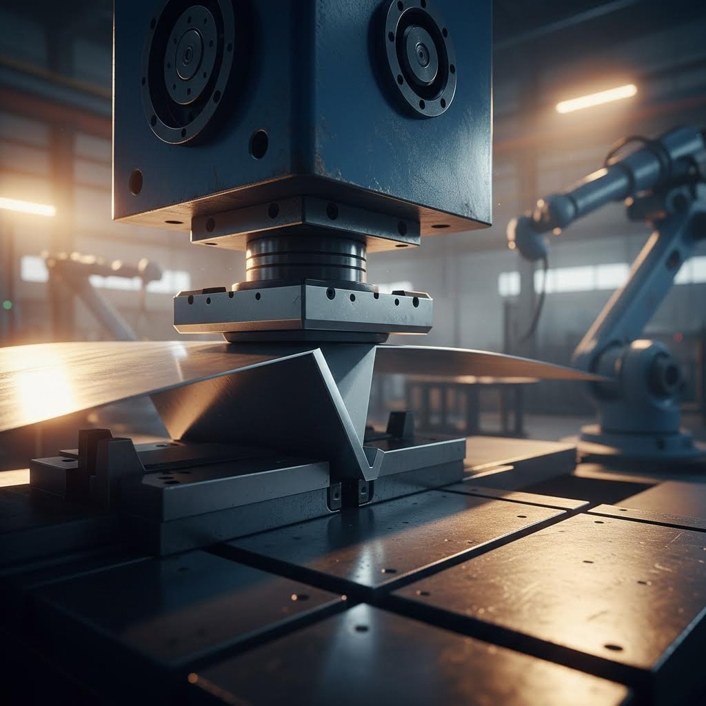 precision stamping die forming sheet metal with controlled springback compensation