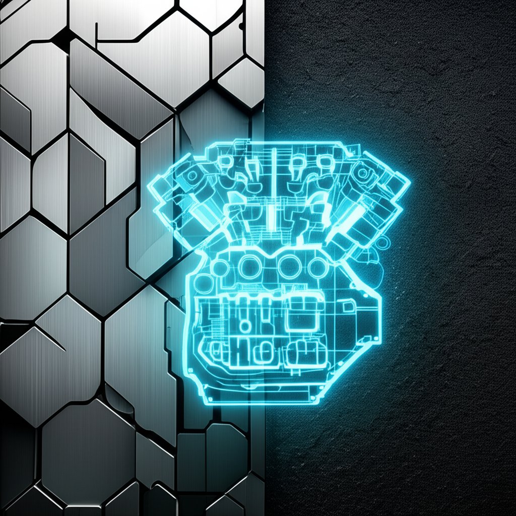 conceptual art comparing the precise nature of die casting with the flexible process of sand casting for manufacturing