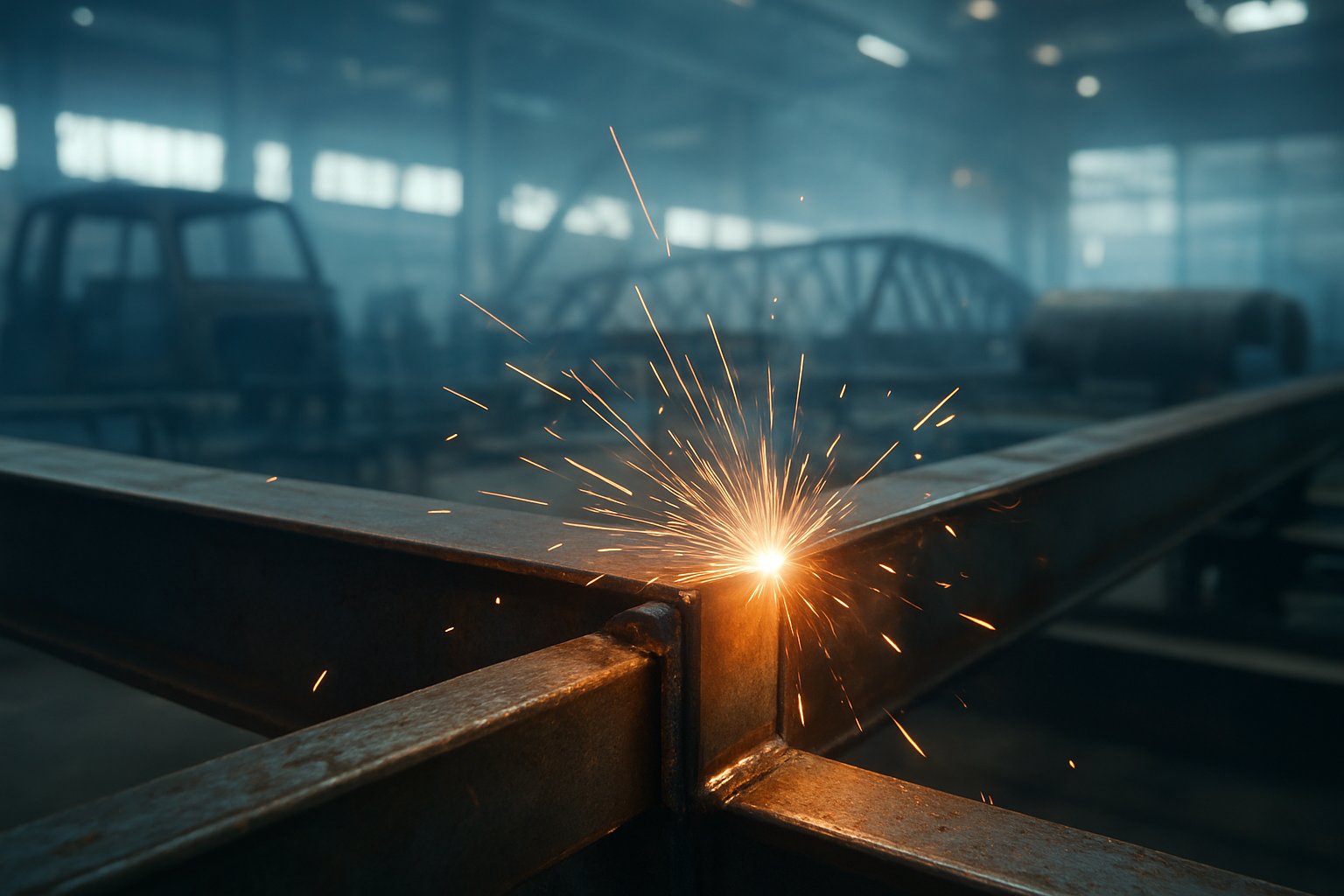 welding creates strong permanent joints used in structures vehicles and equipment