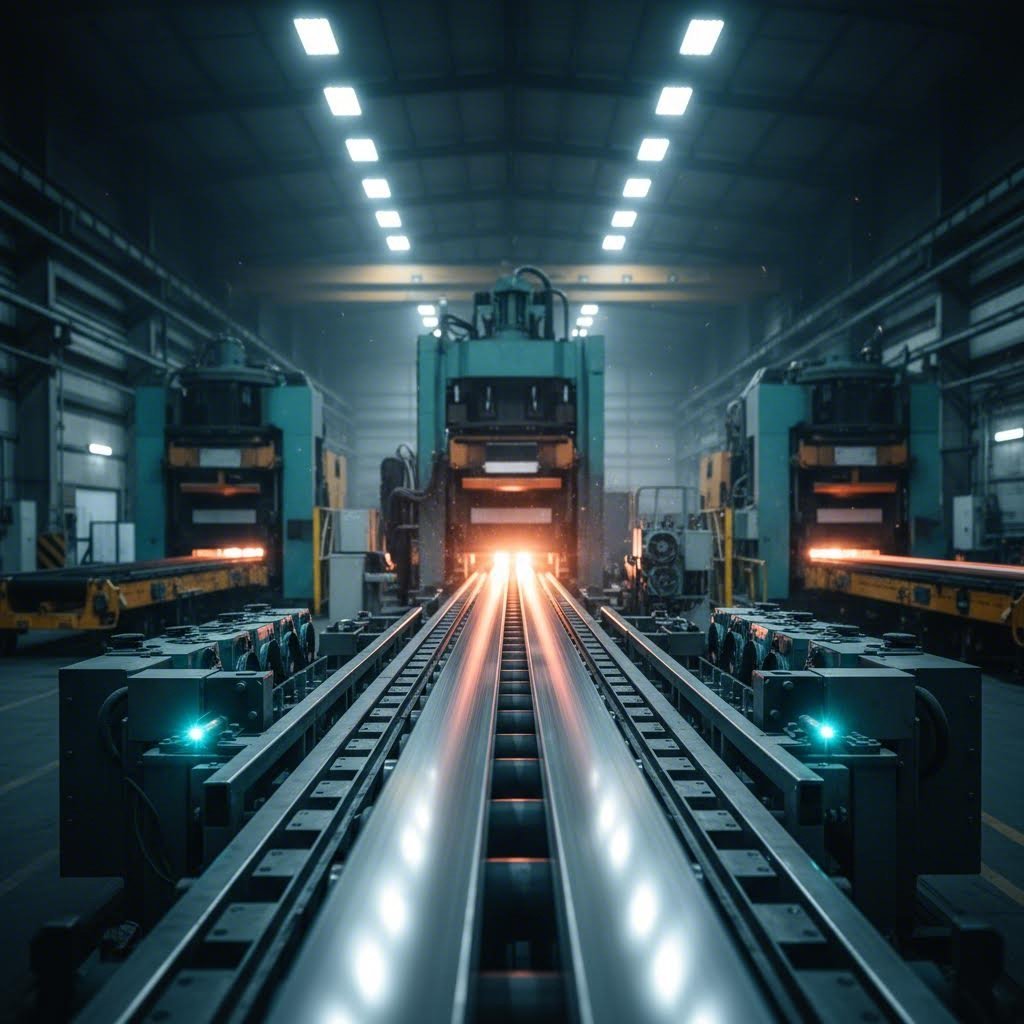 professional aluminum extrusion facility with process controls for straightness