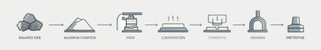 from bauxite to engineered alumina ceramics key production steps