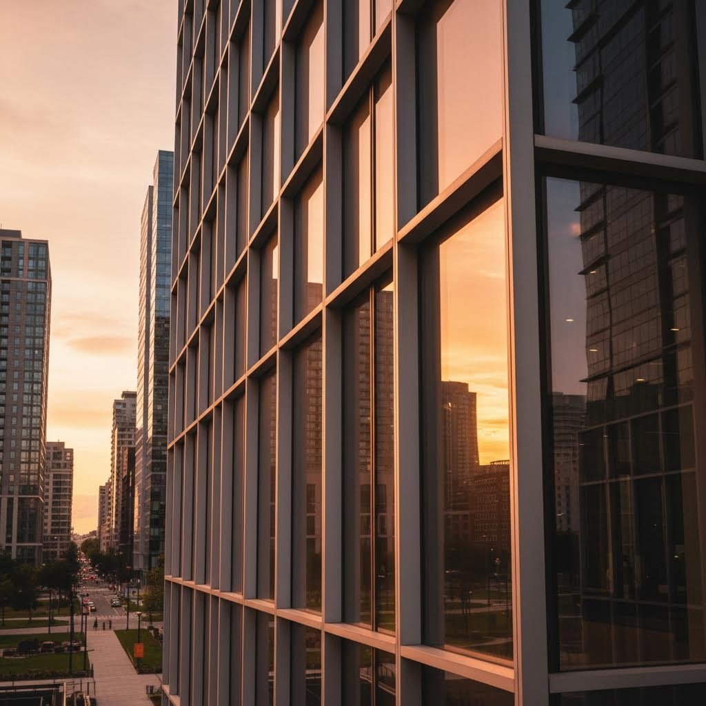 architectural 6063 aluminum extrusions form the structural backbone of modern curtain wall and window systems