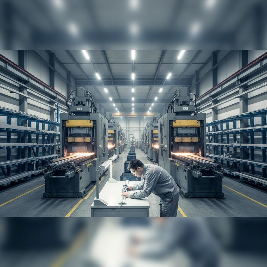 integrated aluminum extrusion manufacturing facility