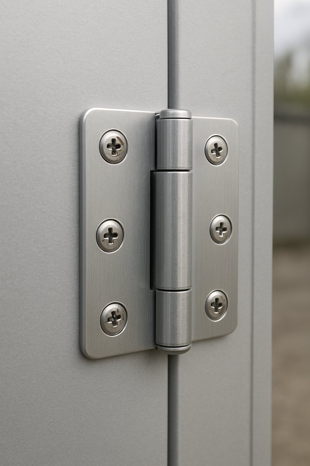 aluminum hinge for lightweight outdoor applications