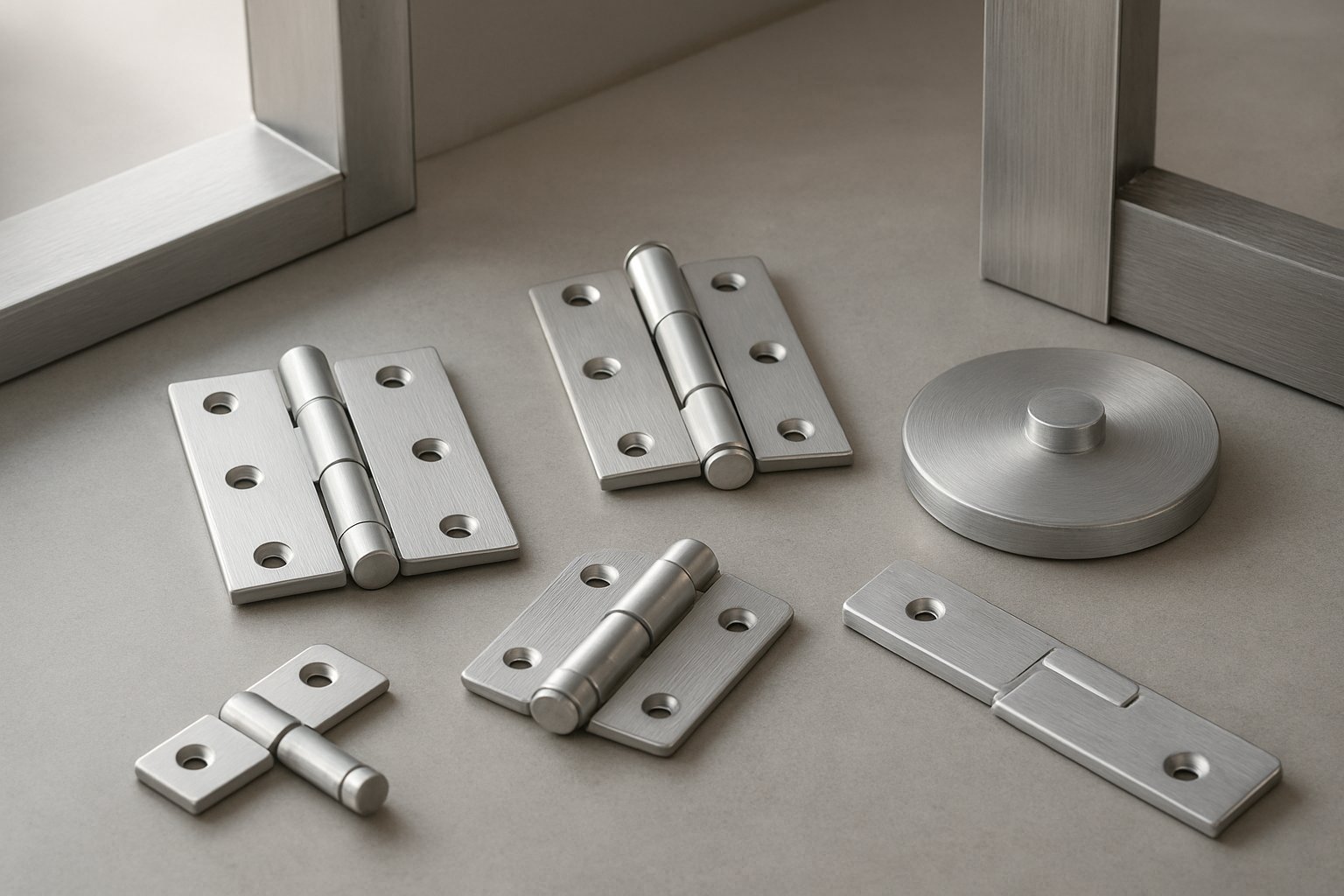 aluminum hinge types for doors gates and panels
