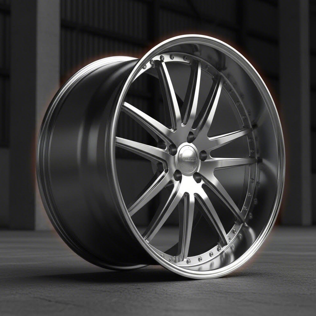 custom forged wheel showcasing precision engineering and premium construction quality