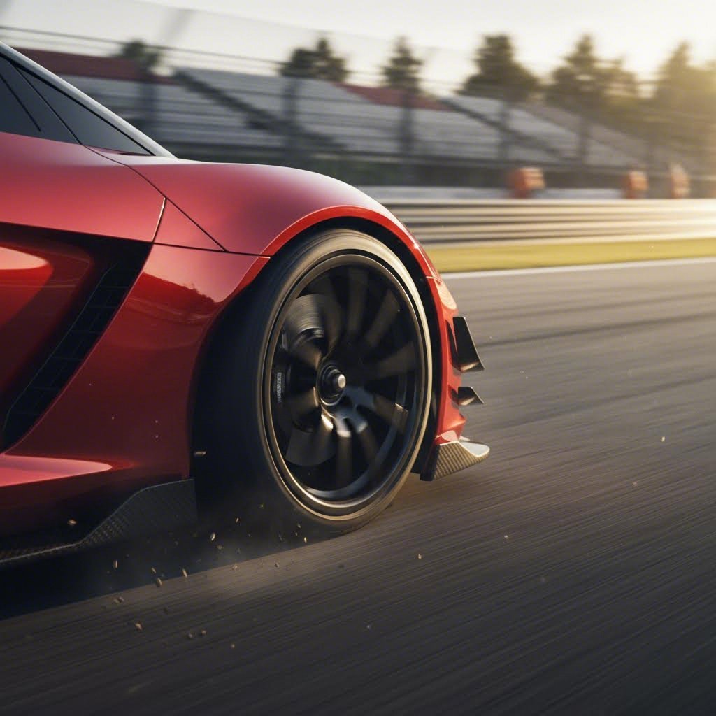 track driving subjects wheels to extreme thermal and g force demands