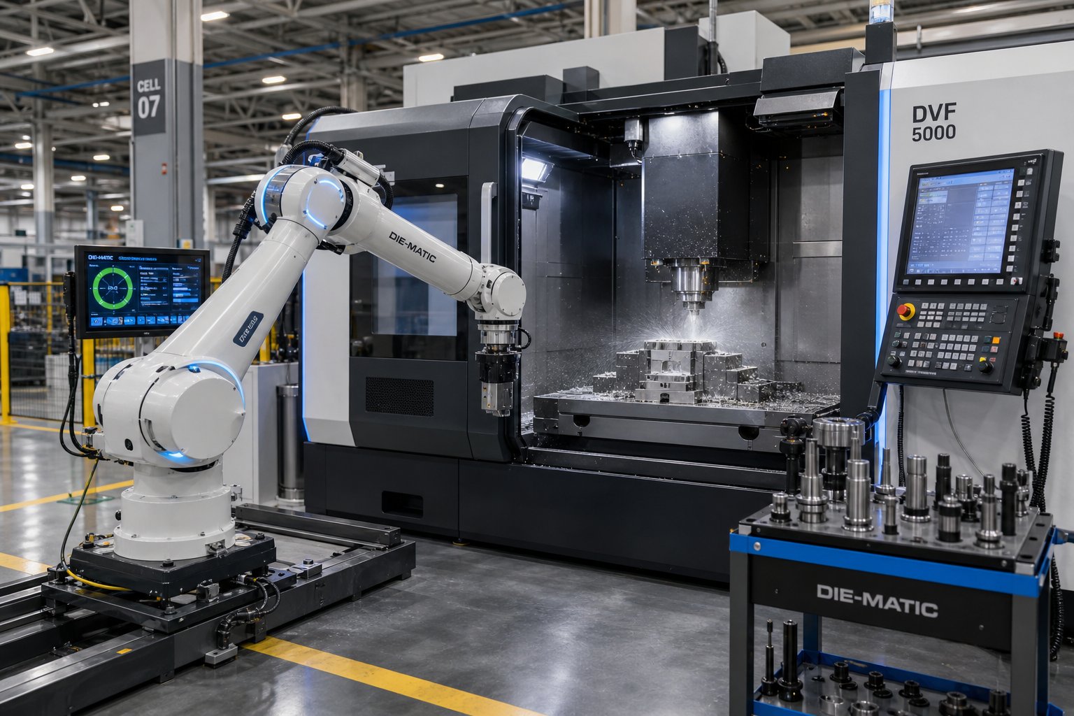info-1-1 robotic automation in modern die shops increases machine utilization and delivers shorter lead times without sacrificing precision