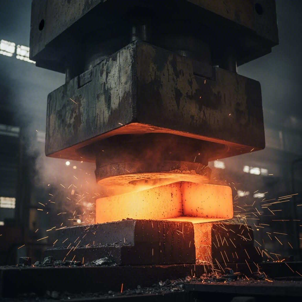 hot forging refines grain structure to enhance component strength and durability