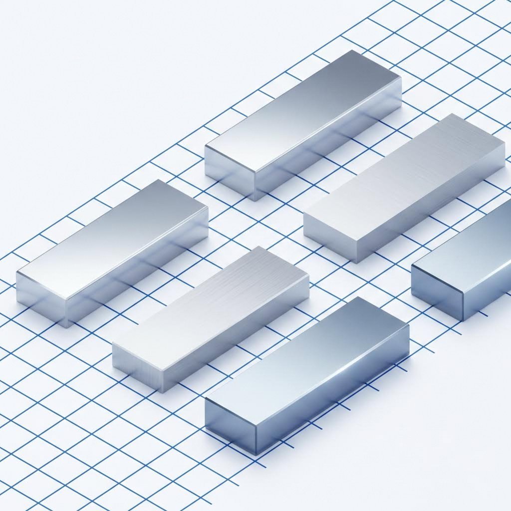 visual comparison of automotive forging metals steel aluminum and titanium grades