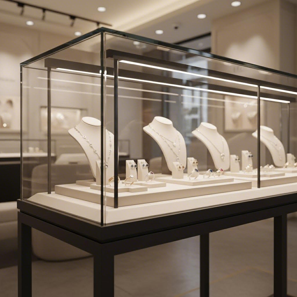 aluminum extrusions provide both structure and style in retail display applications