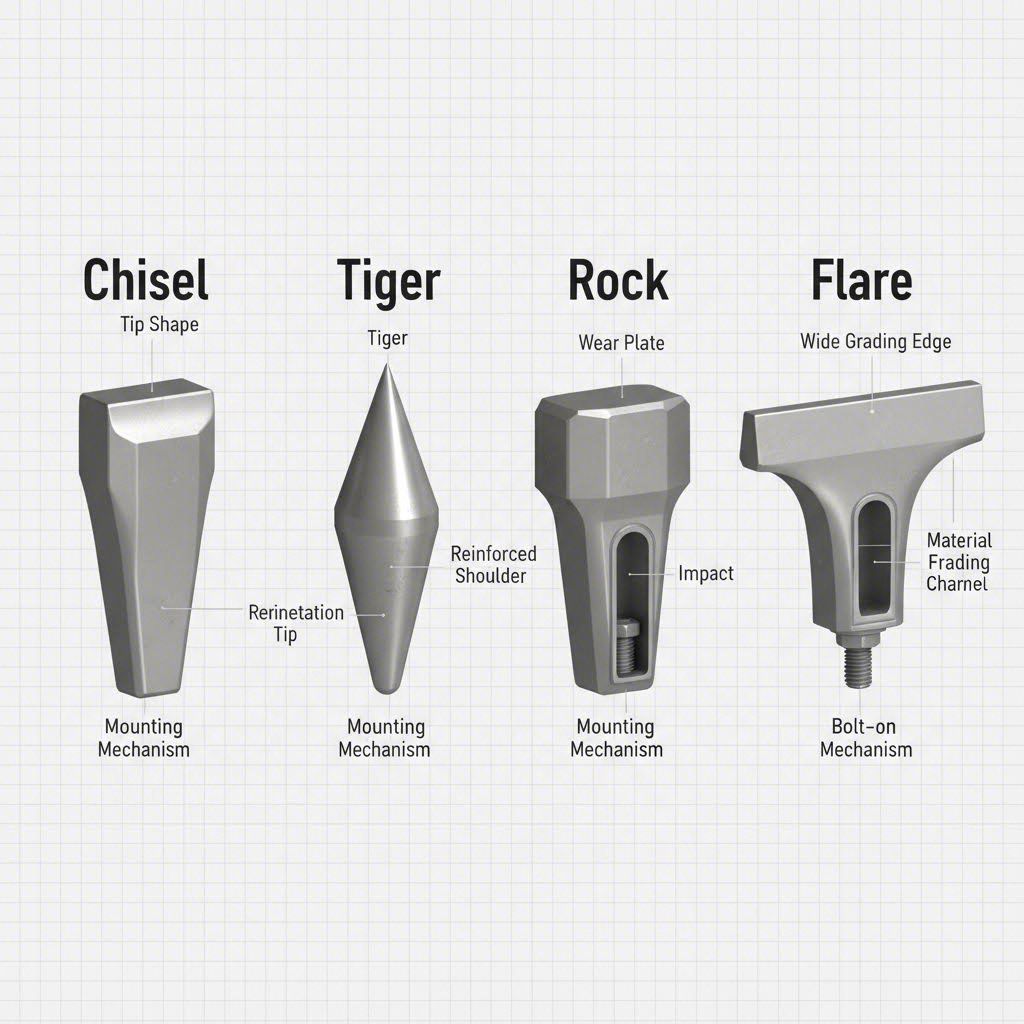 Master Your Dig: A Guide to Heavy Duty Bucket Teeth - Doozergroup