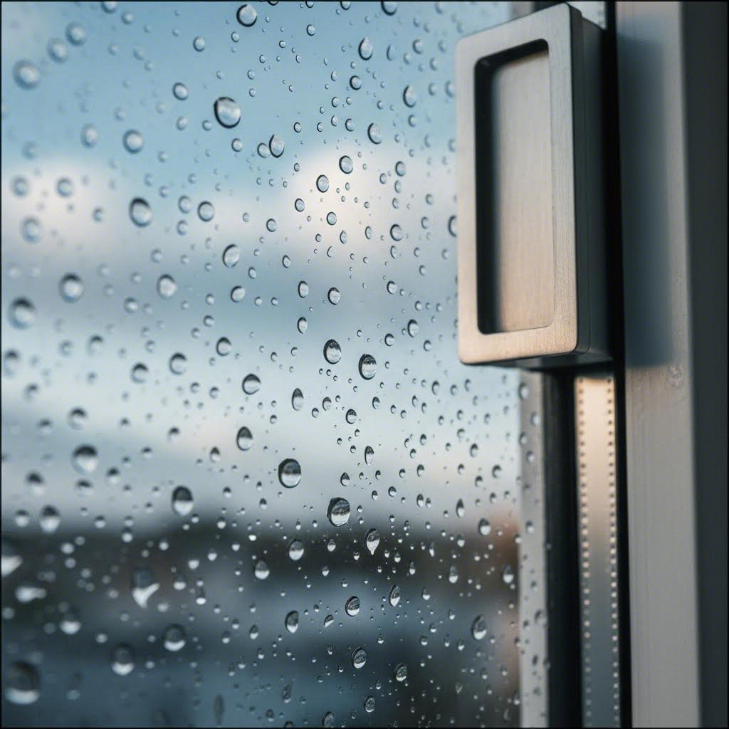 window condensation forming where ventilation is inadequate