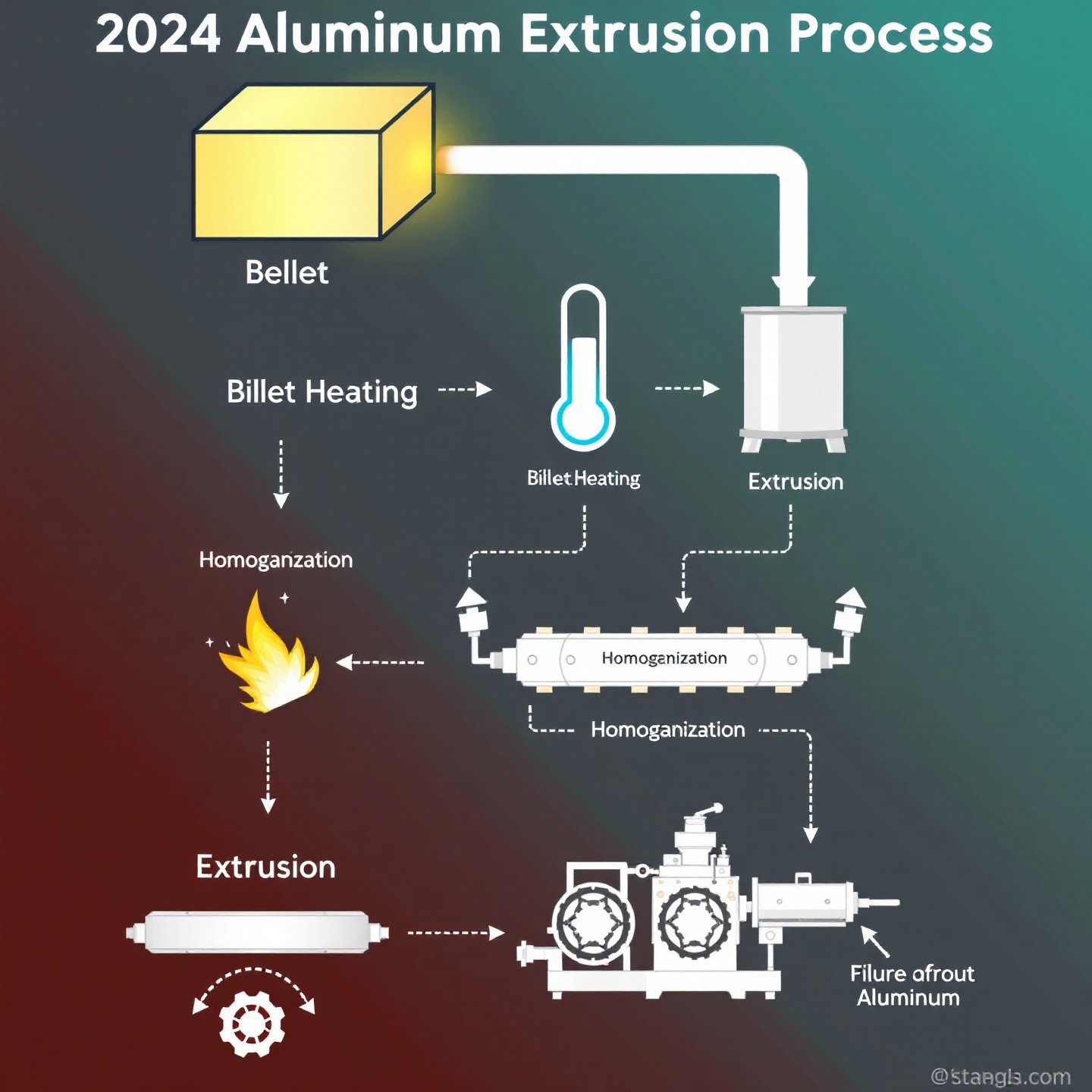 step by step guide to the 2024 aluminum extrusion process