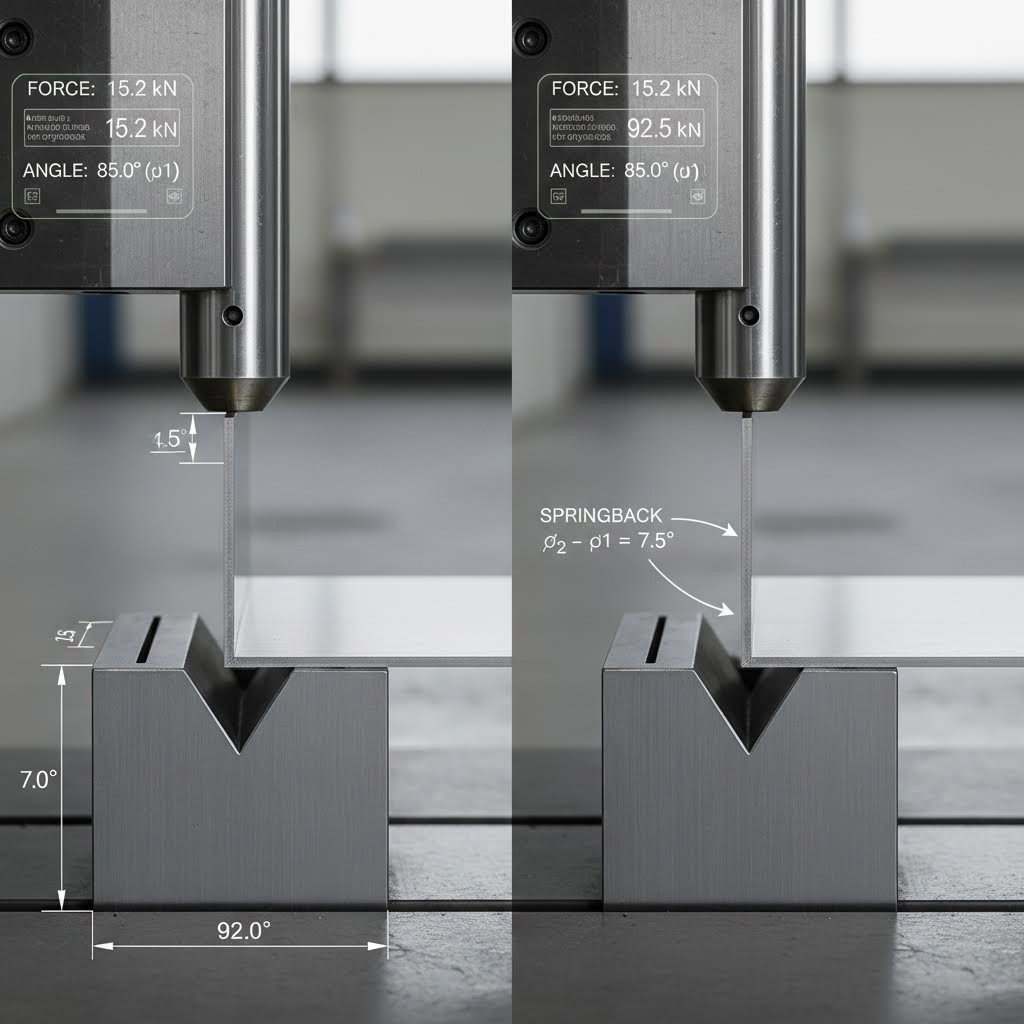 springback compensation is essential for achieving accurate bend angles in aluminum