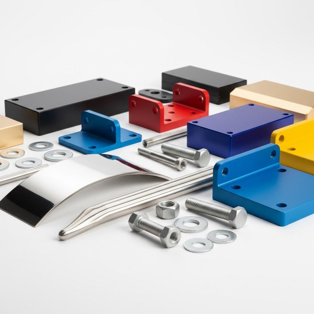 various metal finish types matched to different functional applications