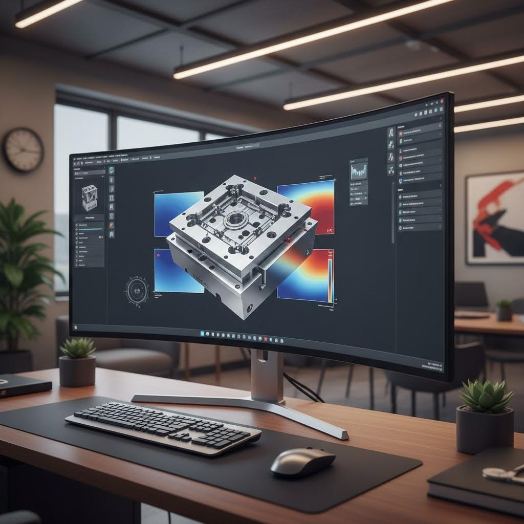 cae simulation software visualizing stress distribution for die clearance optimization