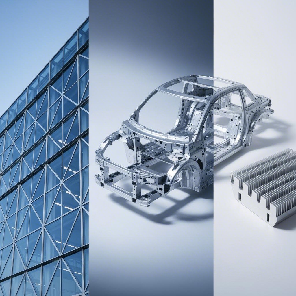 aluminum extrusions serving construction automotive and electronics industries