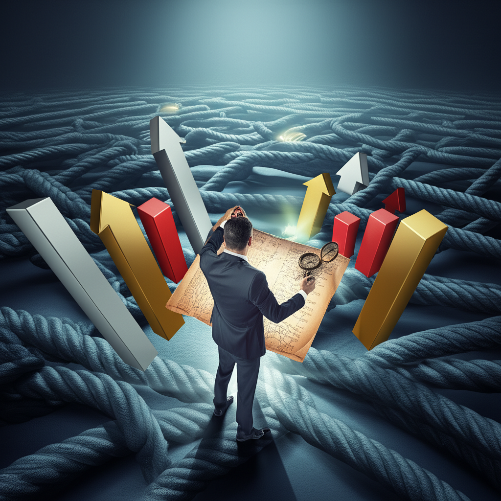 illustration of strategic planning to navigate supply chain and cost challenges