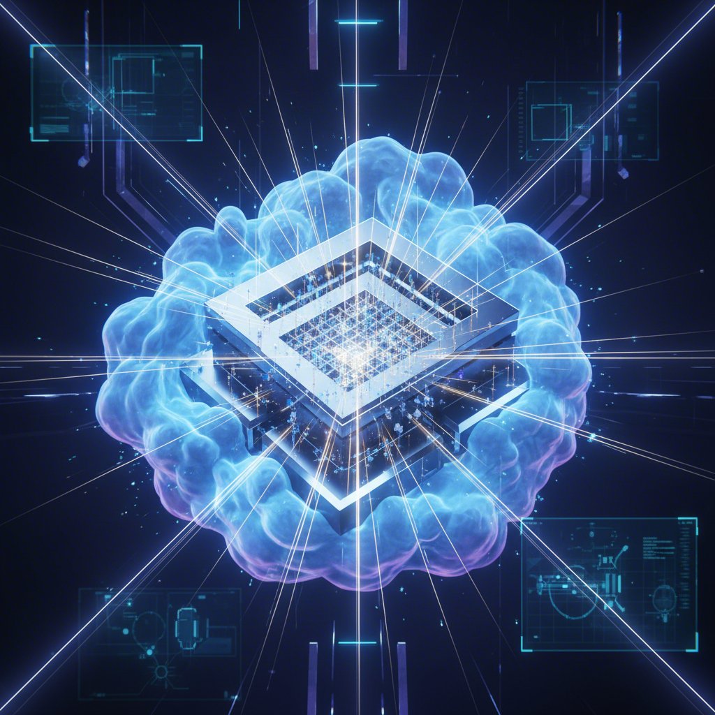artistic representation of the ion nitriding surface treatment for enhancing die durability