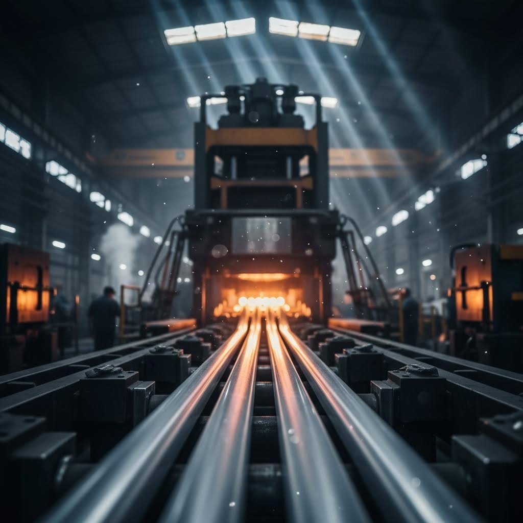precision aluminum extrusion tubing emerges from industrial presses ready for diverse applications