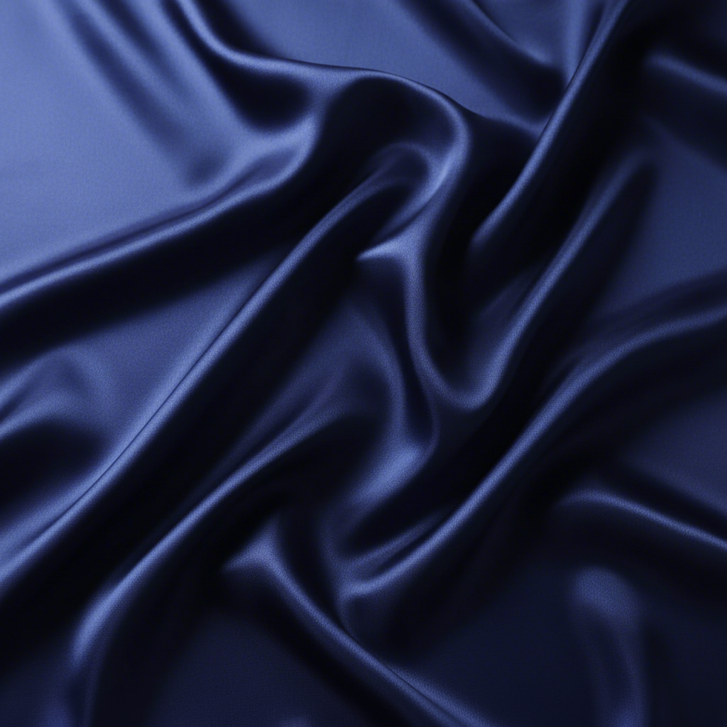 flowing satin fabric representing the gentle friction reducing benefits of a sleep mask for hair