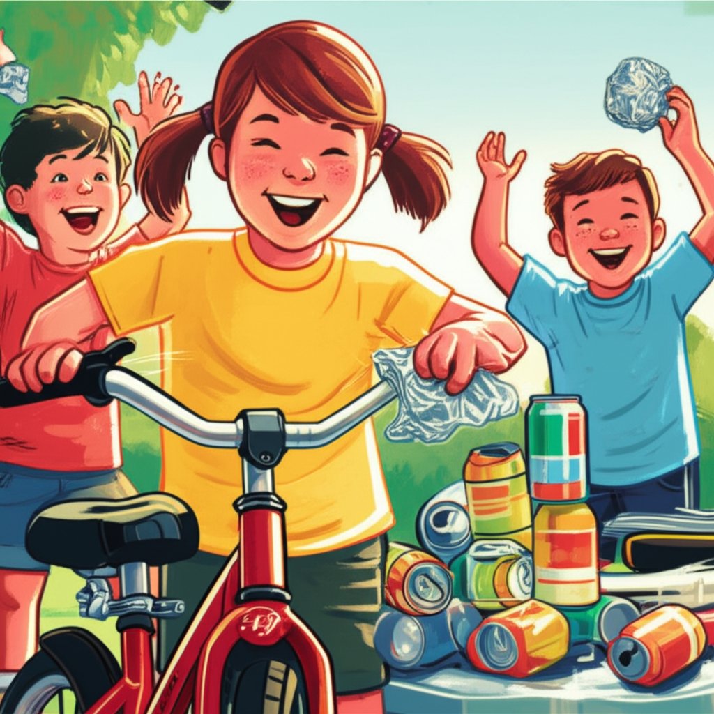 kids exploring aluminum objects in everyday life through fun activities