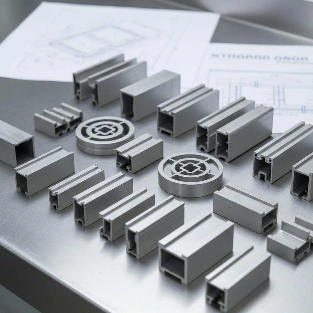 different aluminum extrusion profile options for matching specific flight case requirements