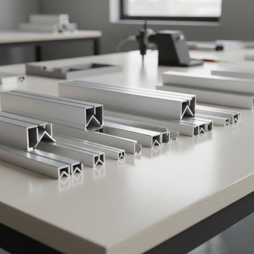flight case aluminum extrusion profiles showcasing various cross sectional designs for professional case construction