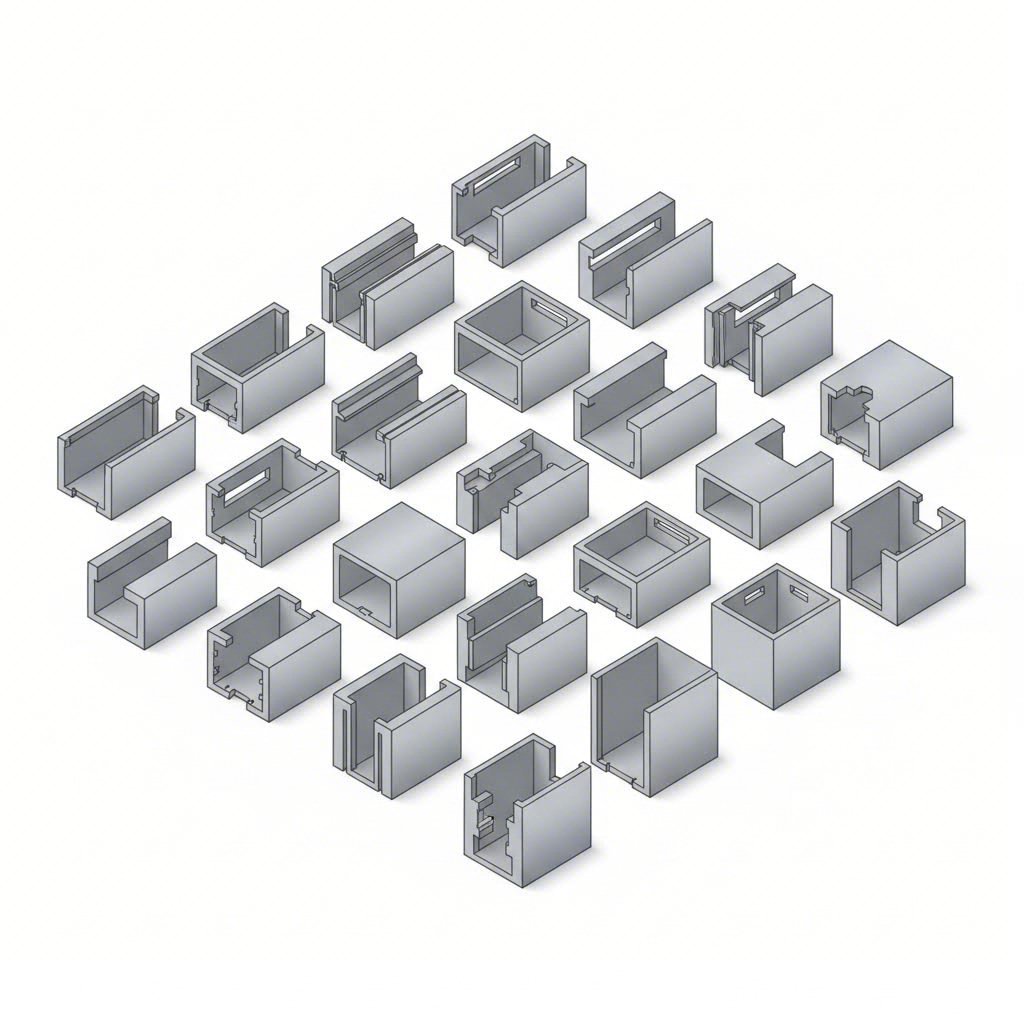 different aluminum extrusion profile types serve specific purposes in screen enclosure construction