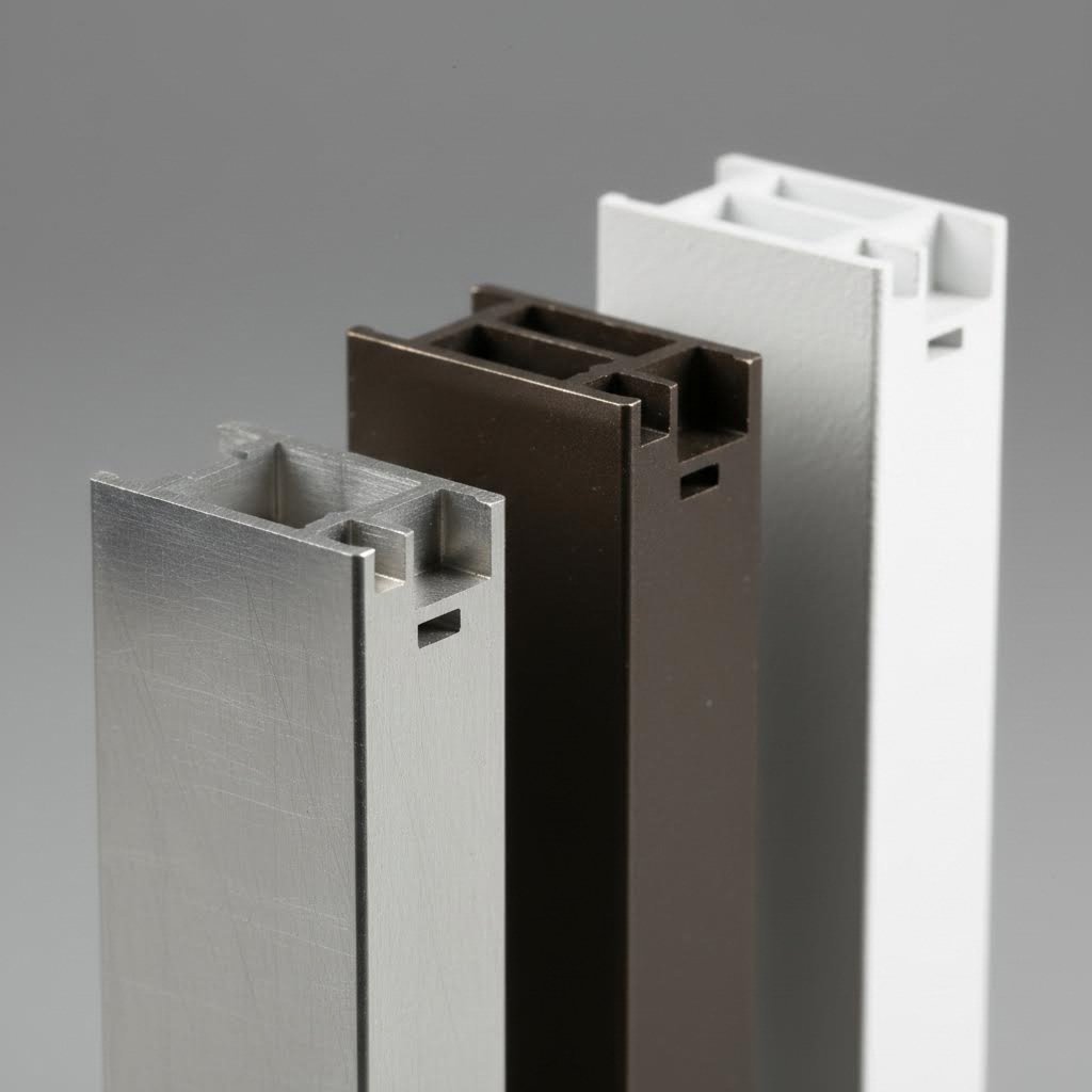 surface finish options include mill finish anodized and powder coated aluminum