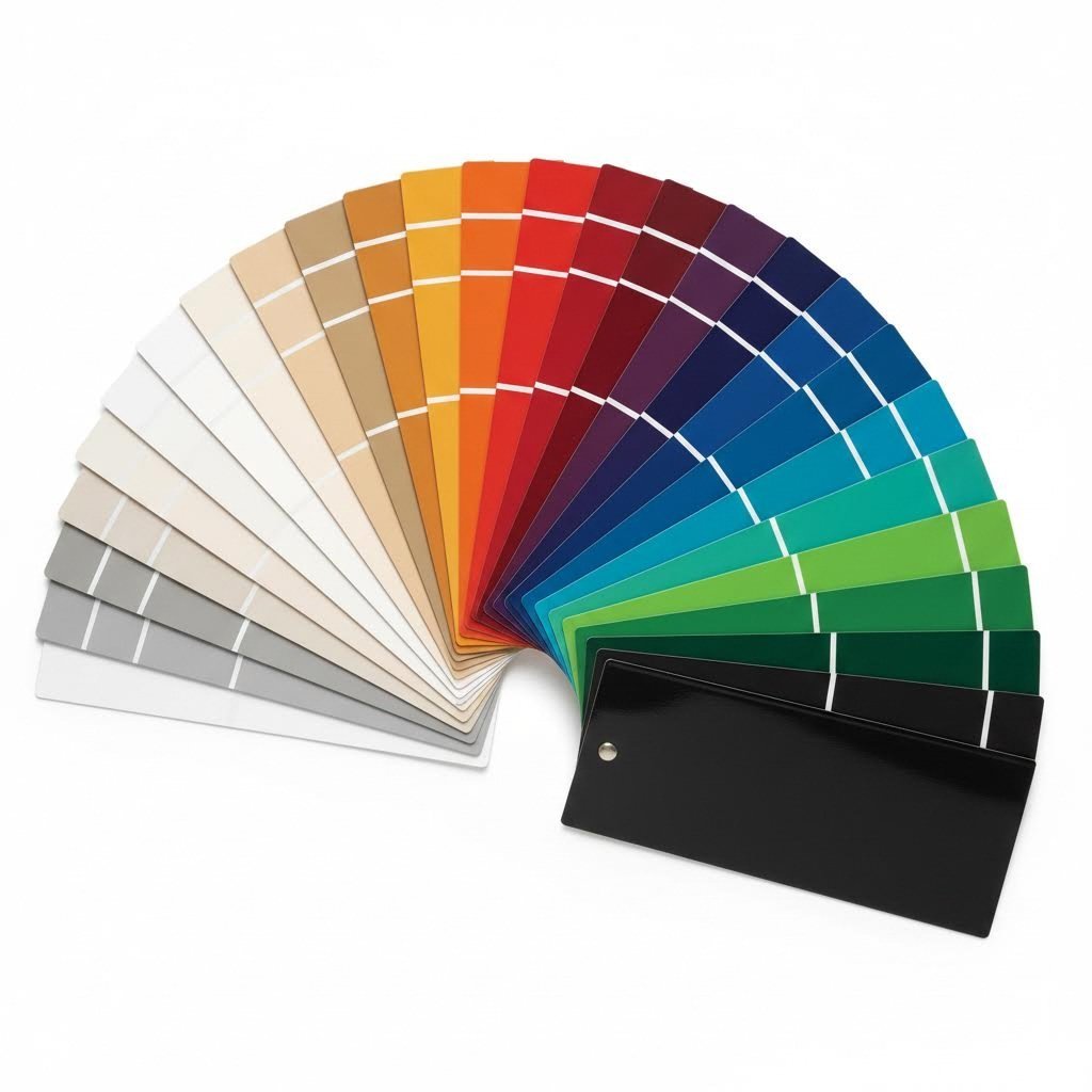 extensive color palette options available for painted aluminum extrusions