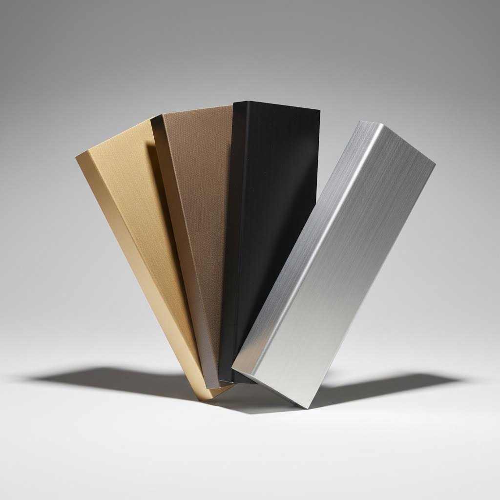 aluminum window frame surface finish options from anodizing to powder coating