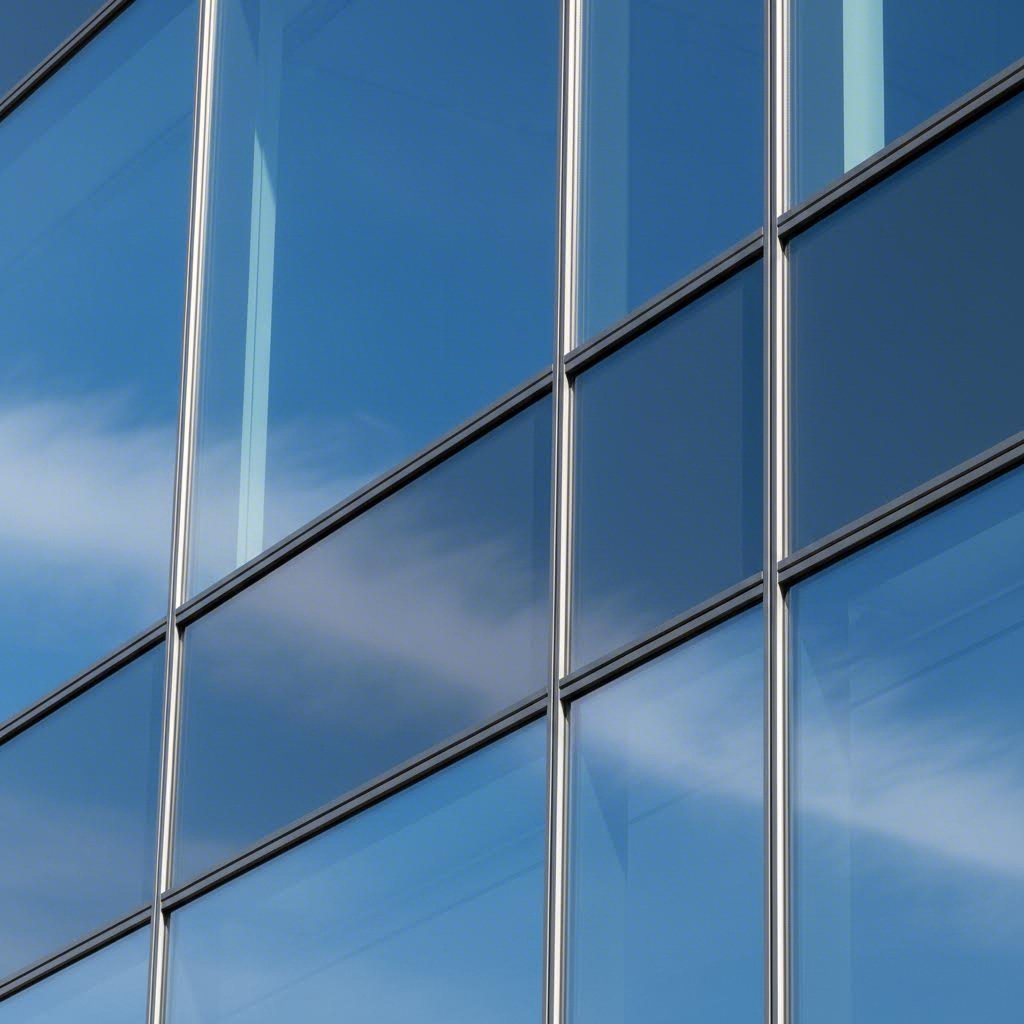 modern aluminum extrusion window frames delivering sleek sightlines and maximum glass visibility