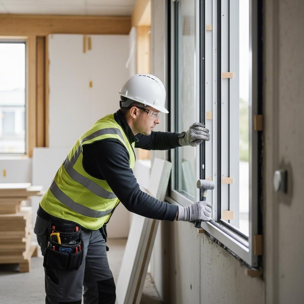 proper aluminum window frame installation ensuring long term performance