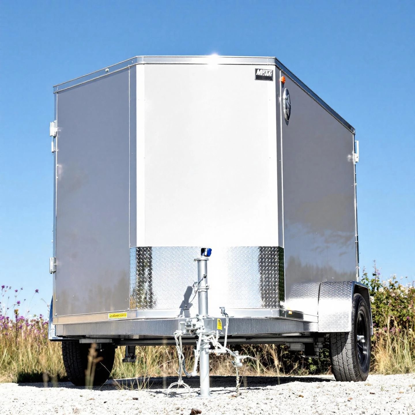 modern aluminum utility trailer ready for versatile hauling tasks