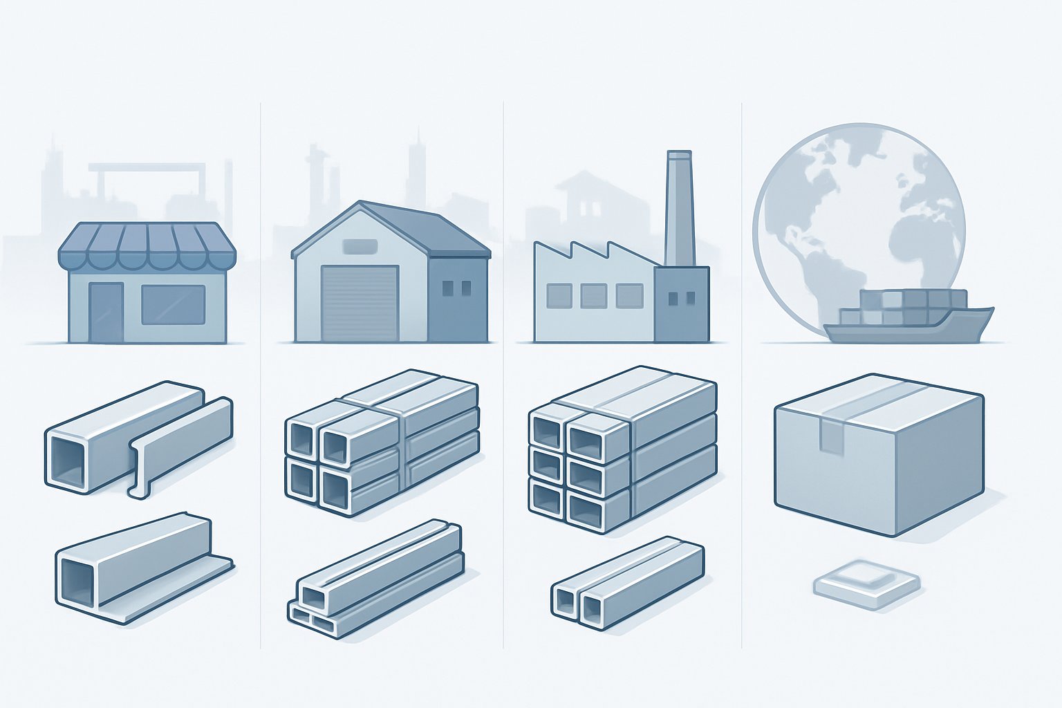 comparing aluminium profile suppliers by capability and logistics