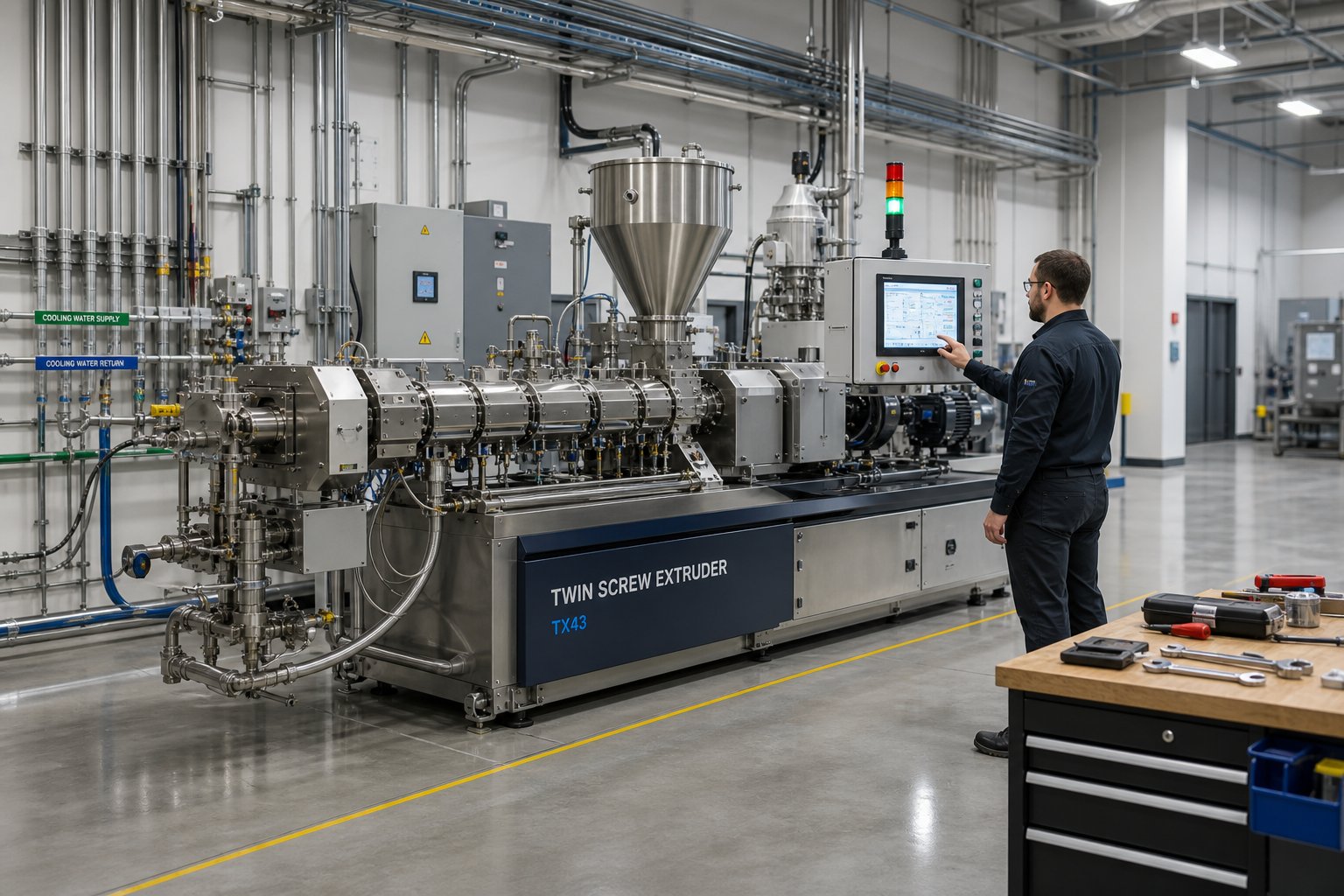 proper installation utility connections and a structured commissioning process ensure a used extruder performs reliably from day one