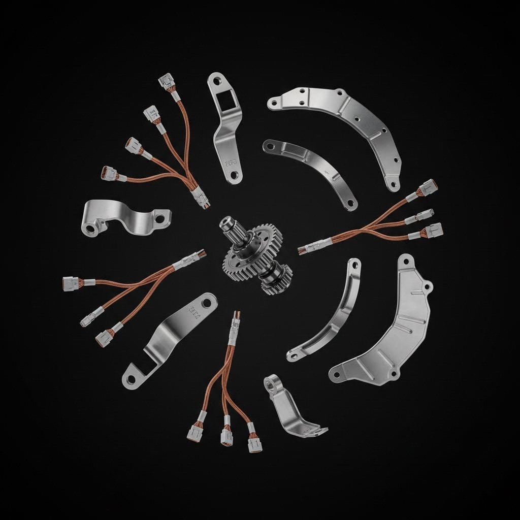 Common automotive parts manufactured using progressive die stamping